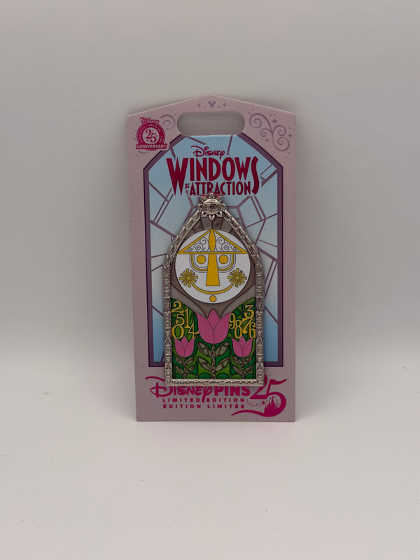 Disney Parks 25th Anniversary Windows of Attraction It’s A Small World LE Pin