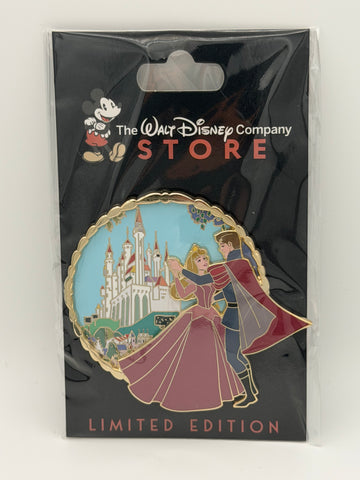 Disney Pins D23 Fairytale Dancing Sleeping Beauty AURORA PRINCE PHILLIP Pin LE