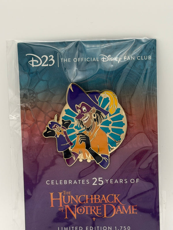 Disney Limited Edition D23 Expo 25th Anniversary Hunchback of Notre Dame Pin