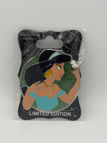 Disney WDI Heroine Profile Pin Princess Jasmine Aladdin LE 250