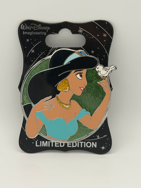 Disney WDI Heroine Profile Pin Princess Jasmine Aladdin LE 250