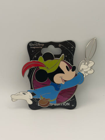 WDI Mickey Through the Years Profile Brave Little Tailor LE 300 Disney Pin