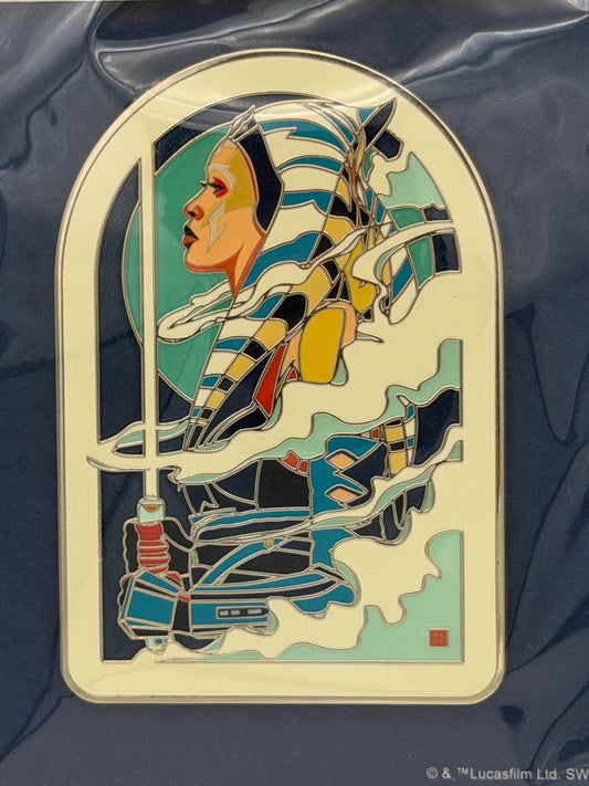 Star Wars Ahsoka Tano The Jedi Danny Haas Enamel Pin + COA from Poster Print