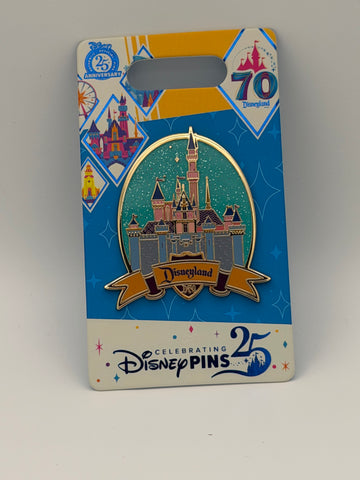 Disneyland Resort 70th Anniversary Celebration Sleeping Beauty Castle Pin