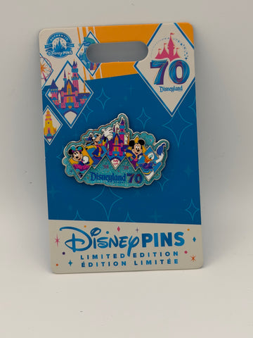 Disney Disneyland 70th Limited Edition Cast Member Exclusive Pin 2025 Mickey