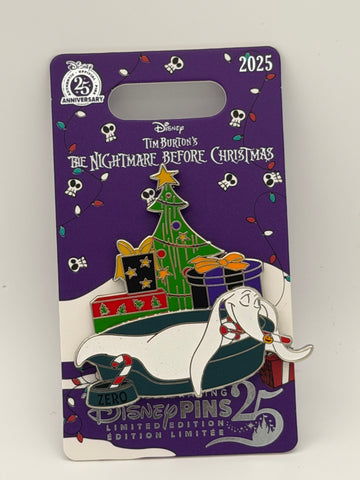 2025 Disney Parks Nightmare Before Christmas - Sleeping Zero Pin - LE4000