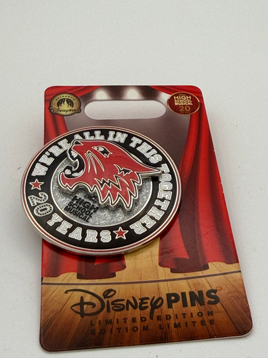 2026 Disney Parks HIGH SCHOOL MUSICAL Wildcats 20 Years Anniversary LE 3700 PIN