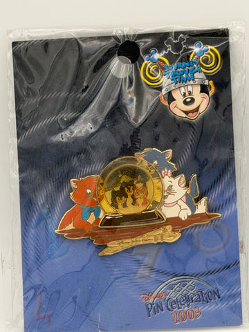 Disney Pin LE 1200 Marie Toulouse Berlioz Aristocats Crystal Ball 2003