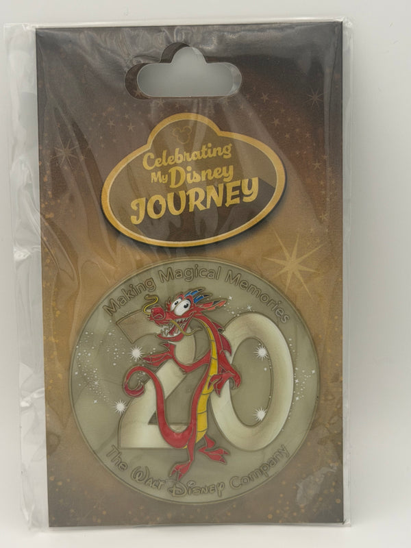 Disney DEC Celebrating My Disney Journey Mushu Pin TWDCS Magical Memories 20