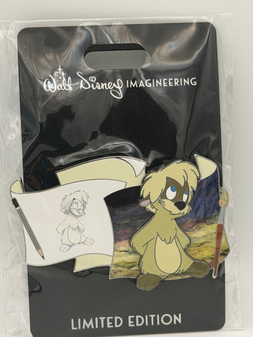 Disney WDI Pin - Off the Page Gurgi - LE 300 Sketch The Black Cauldron