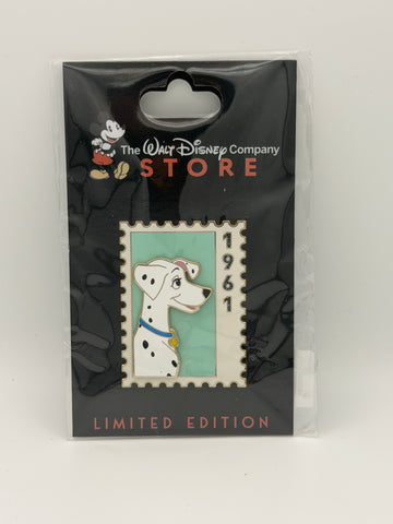 DEC TWDC Commemorative Animal Stamp Perdita Pin LE from 101 Dalmatians  🐾