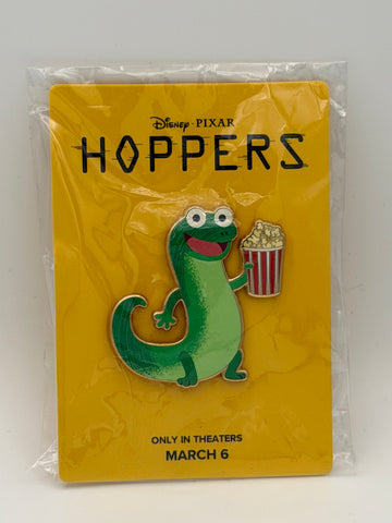 Hoppers Tom Lizard Popcorn Pin In Theatres AMC Disney Pixar RARE Movie Release