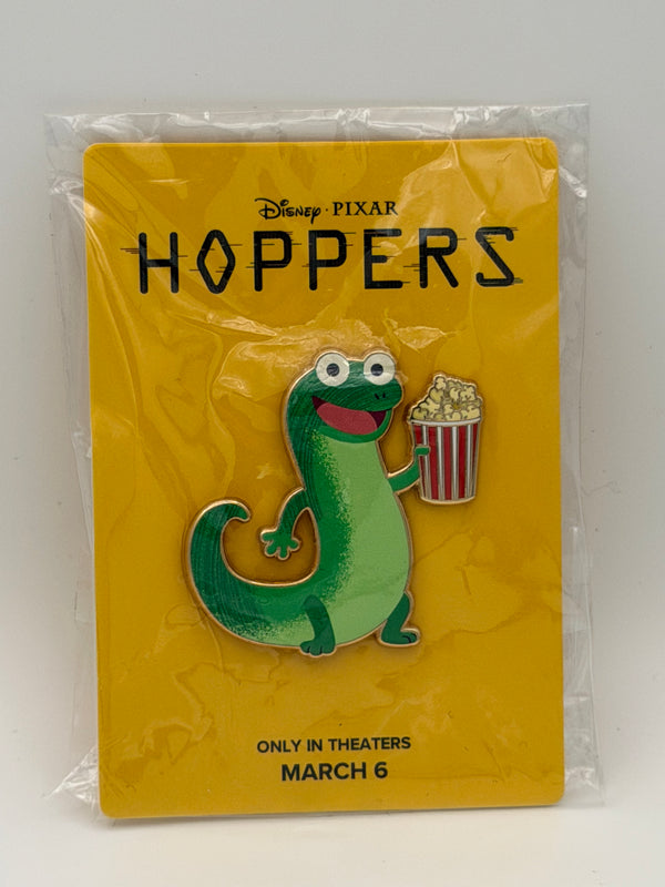 Hoppers Tom Lizard Popcorn Pin In Theatres AMC Disney Pixar RARE Movie Release