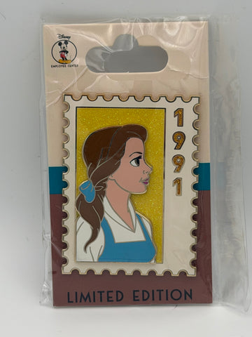 Disney DEC/D23 Stamp Series 1991 "Belle" Beauty and the Beast LE 250