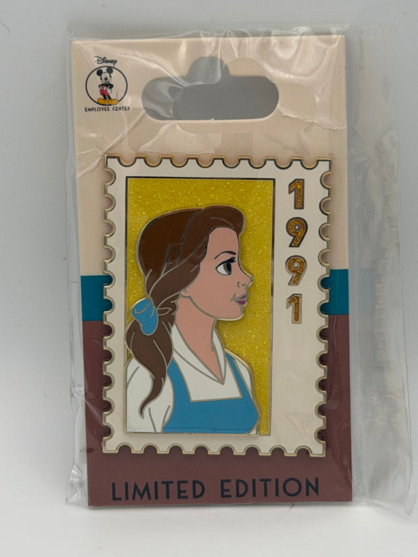 Disney DEC/D23 Stamp Series 1991 "Belle" Beauty and the Beast LE 250