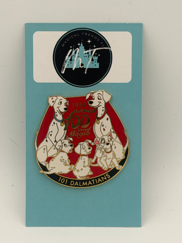 Disney JDS 2001 101 Dalmatians Pongo & Perdita 100 Years of Magic Japan Pin