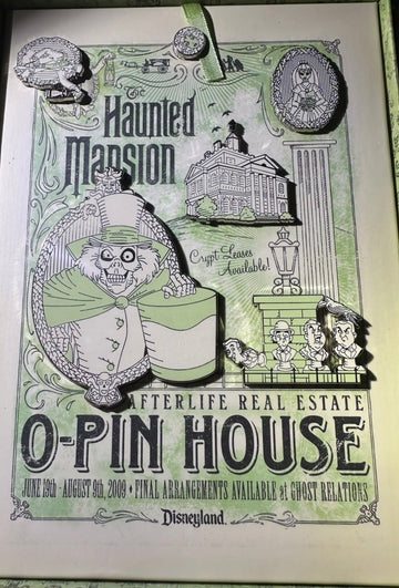Haunted Mansion O-Pin House Limited Release Pin Set