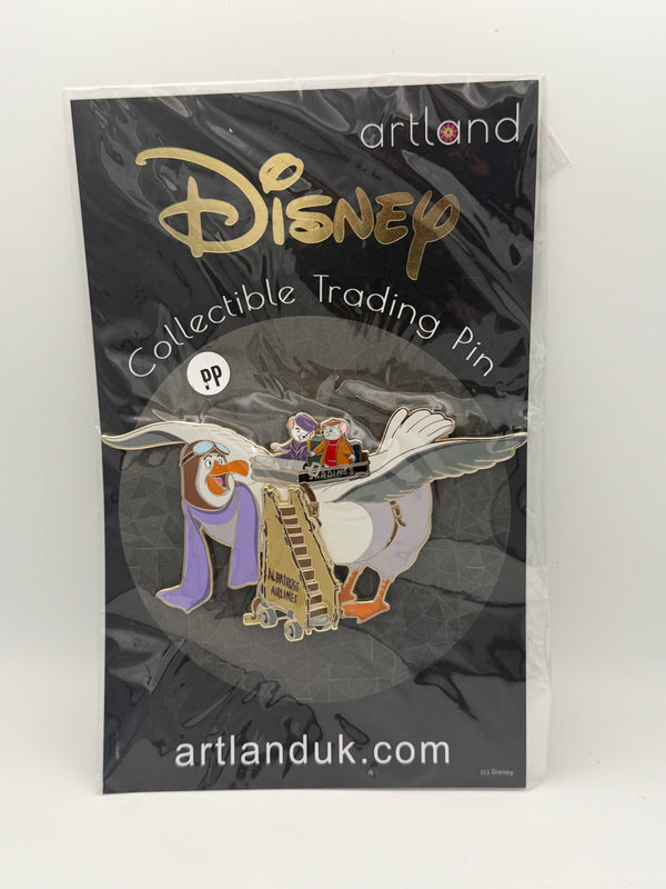 Artland Rescuers Airlines Orville Bianca Bernard 5” Pin PP 1/15