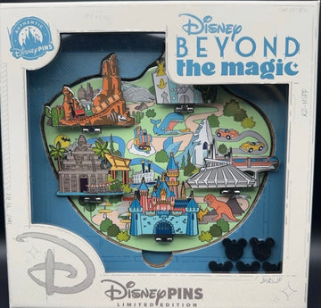 Disney D23 2026 Beyond the Magic Disneyland Park Map Multi-Pin Set