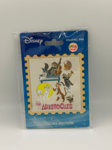 PALM  The Aristocats Alley Cats Dancing Kittens Stamp Pin - LE 200
