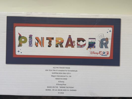 A2Z Pin Event 2026 Disney Pins P.I.N. T.R.A.D.E.R. Pin Trader Frame LE 250