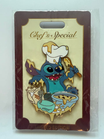 Disney WDI MOG Mickey’s of Glendale Chef’s Special Series 3 Stitch Pin LE 300