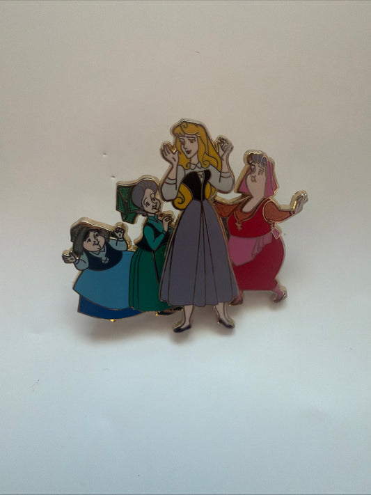 Disney Store Europe - Sleeping Beauty Princess Aurora & Fairies - LE 800Pin