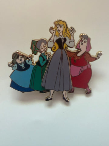 Disney Store Europe - Sleeping Beauty Princess Aurora & Fairies - LE 800Pin