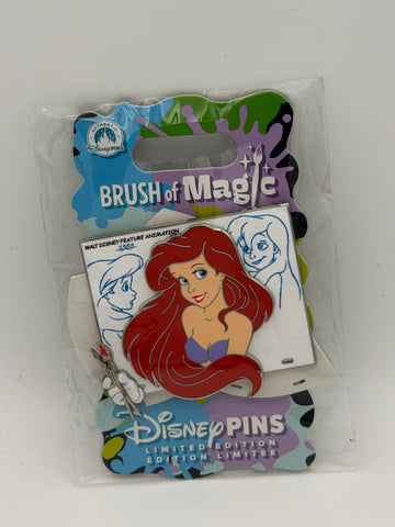 Disney The Little Mermaid Brush of Magic Ariel Limited Edition Pin LE 3750