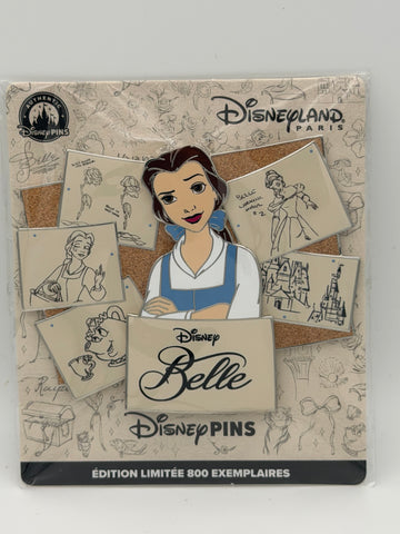 DLP - Belle - Princess Studio Series PARIS DLRP DISNEY PIN LE 800