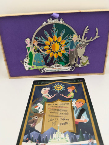 Disney 2026 DLP Sunflower Festival Frozen Jumbo LE 1000 box pin