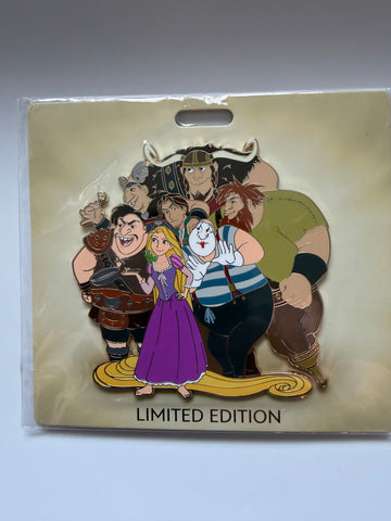 2025 Disney Destination D23 WDI MOG Pin Squad Goals Tangled Rapunzel LE 400