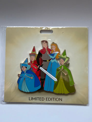 LE 400 WDI MOG Sleeping Beauty BLUE Squad Goals Fairy Destination D23 Disney Pin