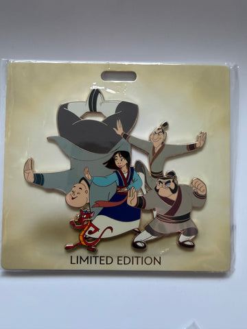 Disney Pin 2025 Destination D23 Squad Goals Mulan Mushu Po LE400 WDI MOG Le 400