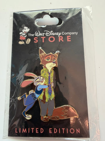 Disney 2024 D23 Hugs Are The Best Zootopia Judy and Nick LE 300 Pin