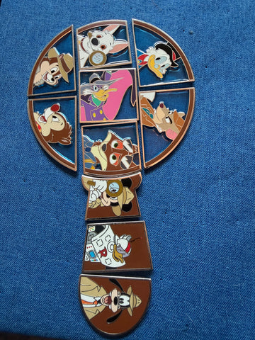 Disney Parks Daring Detectives WDW Mystery Pin Set - COMPLETE SET 2026 Limited