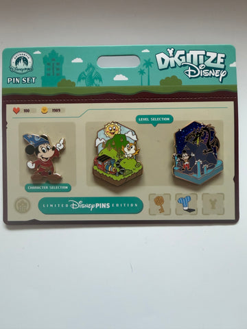 2026 DIGITIZE DISNEY Sorcerer Mickey Runaway Railway Fantasmic DHS LE 3-PIN SET