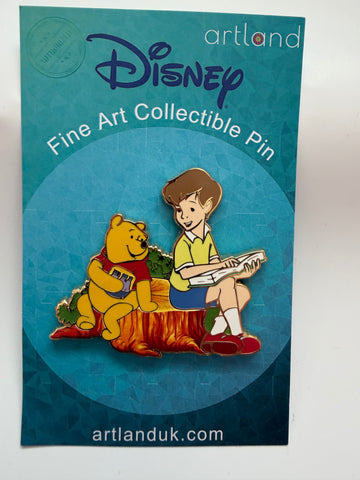 Disney Artland Pooh & Christopher Robin Pin - LE 250 - Hunny Book