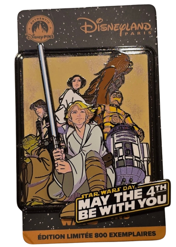 Disneyland Paris Star Wars Day May the 4th Be With You Limited Edition 800 Pin