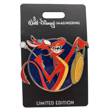 WDI Mulan Mushu Profile Pin - LE 250