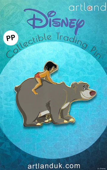 *AP/PP* Artland Mowgli and Baloo Jungle Book LE Pin