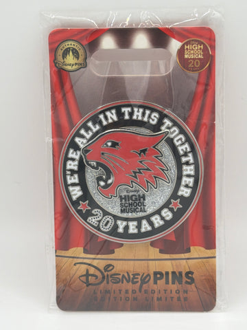 2026 Disney Parks HIGH SCHOOL MUSICAL Wildcats 20 Years Anniversary LE 3700 PIN