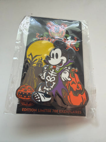 Disney Mickey Skeleton Halloween 2024 LE 700 Disneyland Paris Pin DLP Pumpkin