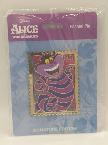 Disney PALM Royal Stamp Pink A La Mode Cheshire Cat LE 400 Pin Event Exclusive