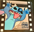 Disney Stitch Crashes Disney Collectors Book Album w/Starter Pin LE 2022