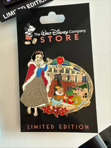 DEC 2024 Disney Princess Holiday Celebration Snow White LE 250 pin