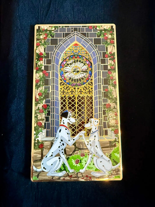 Artland 101 Dalmatians Jumbo Pin Stained Glass - LE 100