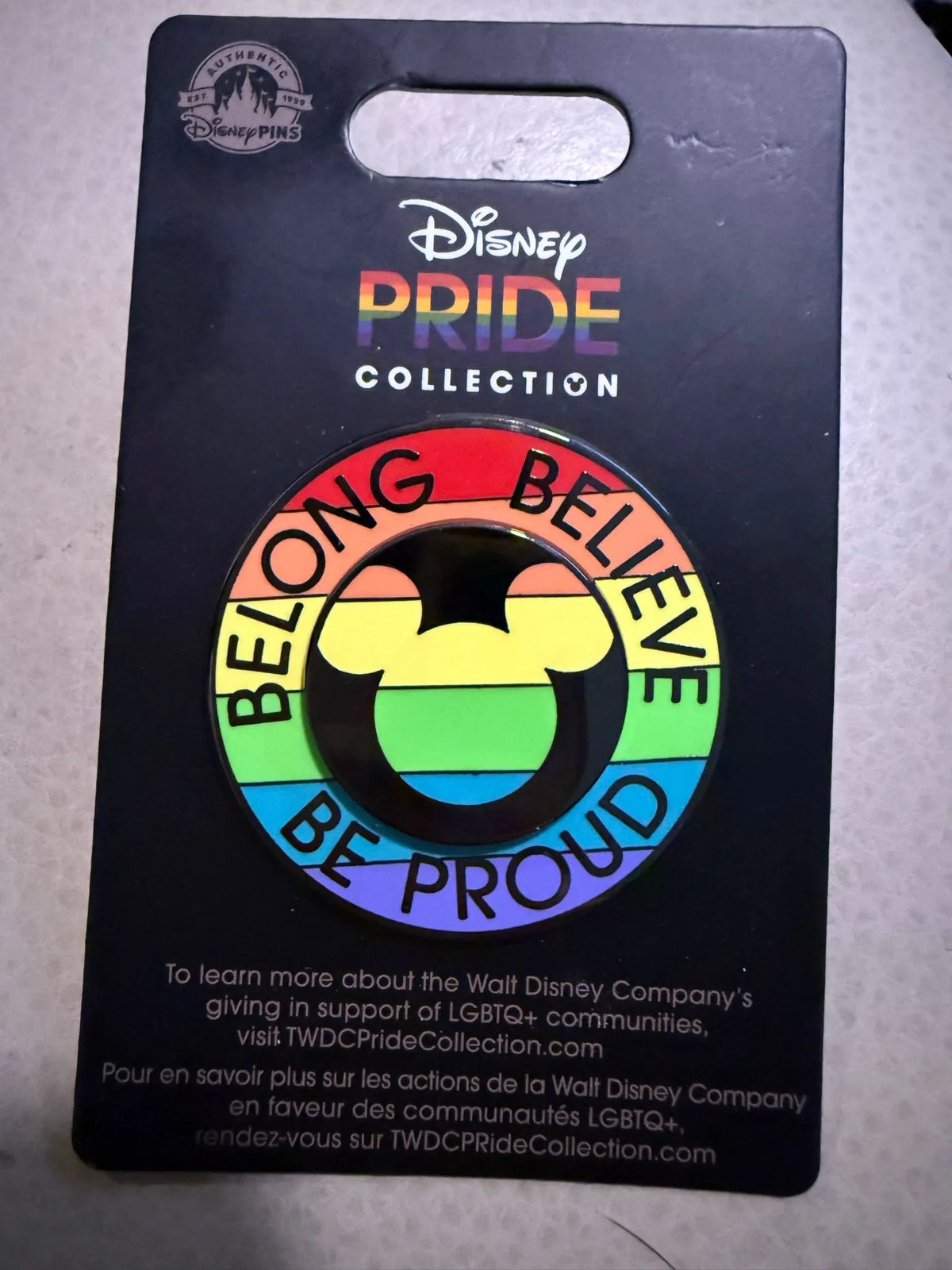 Disney Pride Spinner Pin