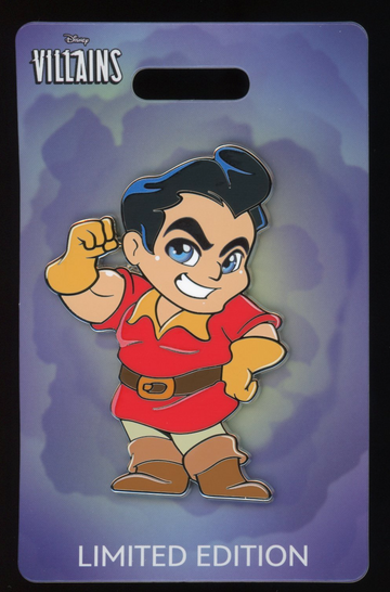 Disney D23 MOG Villain Chibi Beauty & Beast Gaston LE Pin
