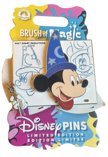 Brush of Magic Sorcerer Mickey LE Pin